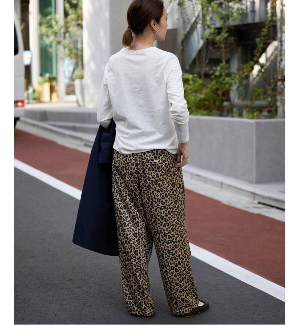 SLOBE IENA「シアー天竺クルーネックロンTEE」|Tシャツ・カットソー|