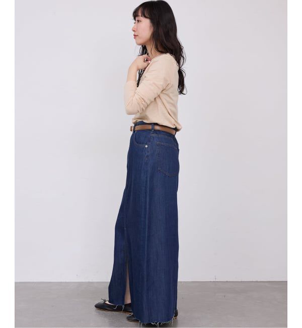 SLOBE IENA「シアー天竺クルーネックロンTEE」|Tシャツ・カットソー|