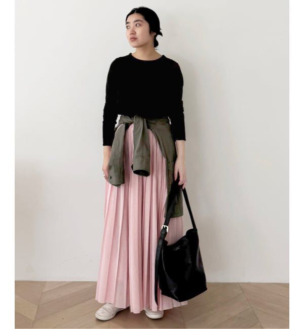 SLOBE IENA「シアー天竺クルーネックロンTEE」|Tシャツ・カットソー|