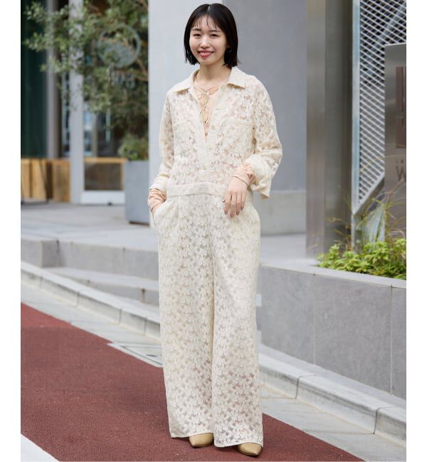 SLOBE IENA「シアー天竺クルーネックロンTEE」|Tシャツ・カットソー|