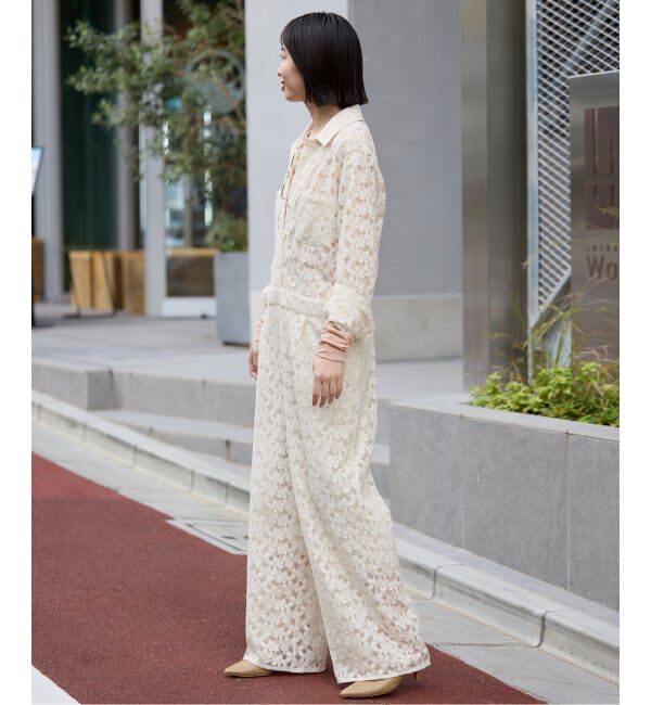 SLOBE IENA「シアー天竺クルーネックロンTEE」|Tシャツ・カットソー|