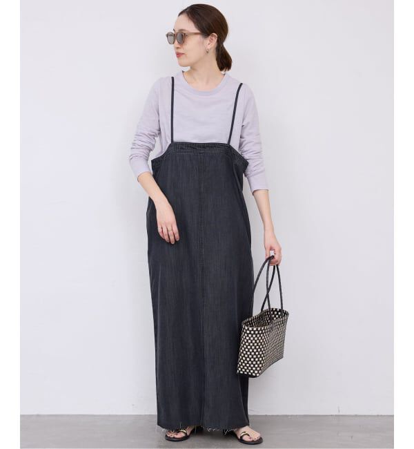 SLOBE IENA「シアー天竺クルーネックロンTEE」|Tシャツ・カットソー|