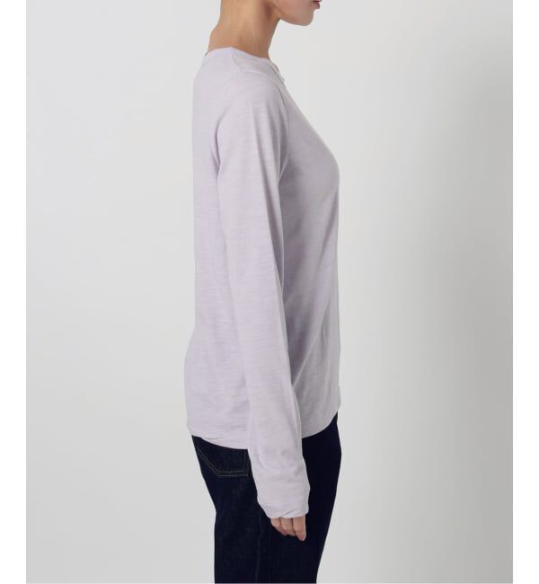 SLOBE IENA「シアー天竺クルーネックロンTEE」|Tシャツ・カットソー|