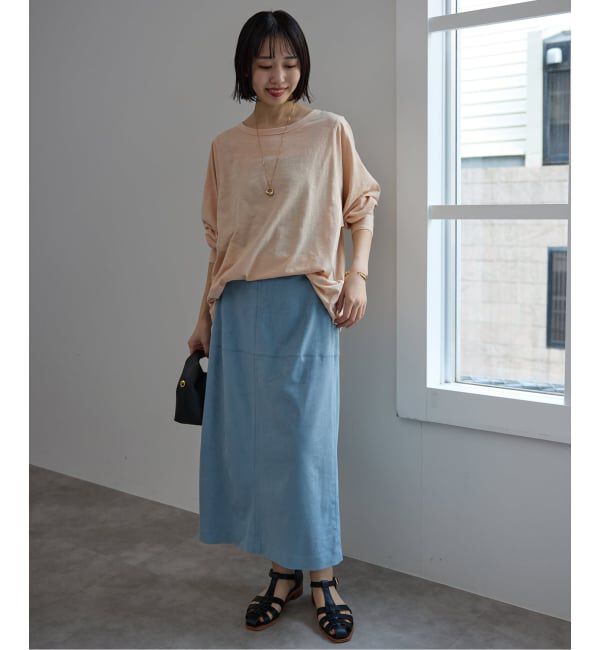 SLOBE IENA「シアー天竺ニュアンスプルオーバー」|Tシャツ・カットソー|