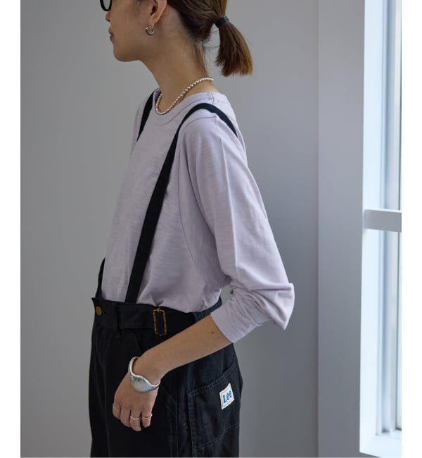 SLOBE IENA「シアー天竺ニュアンスプルオーバー」|Tシャツ・カットソー|