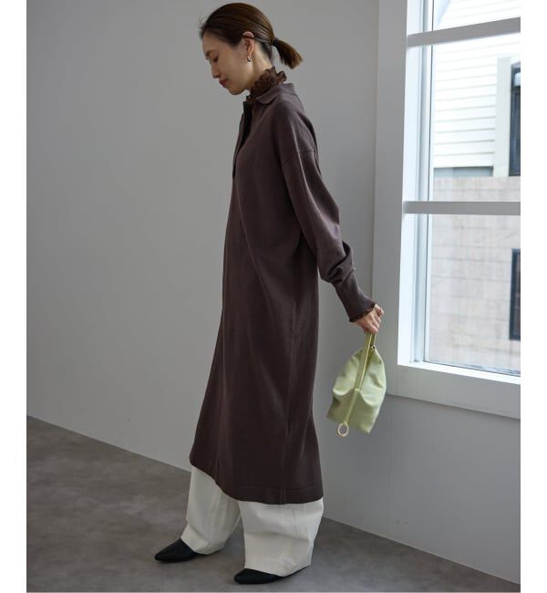 SLOBE IENA「LE DENIM カーブバギーデニムパンツ」|デニム|