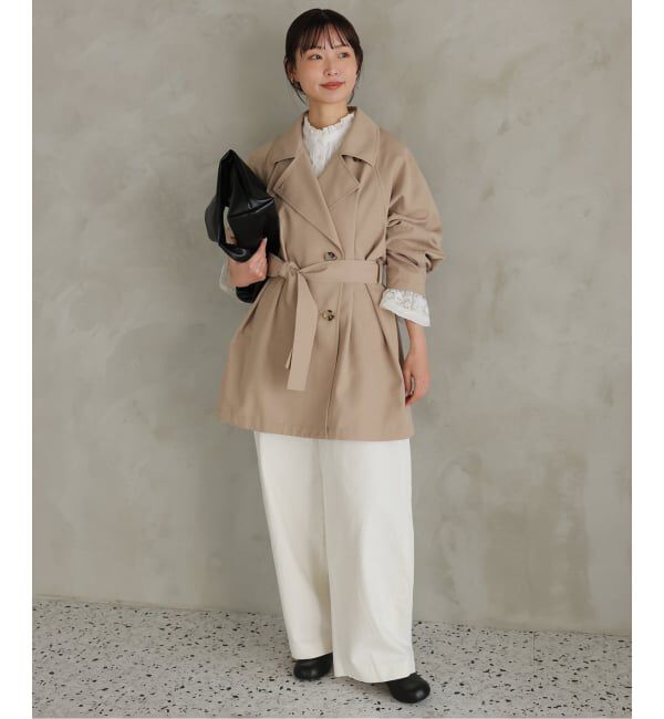 SLOBE IENA「LE DENIM カーブバギーデニムパンツ」|デニム|