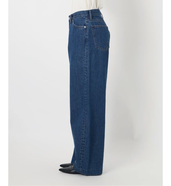 SLOBE IENA「LE DENIM カーブバギーデニムパンツ」|デニム|