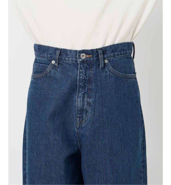 SLOBE IENA「LE DENIM カーブバギーデニムパンツ」|デニム|