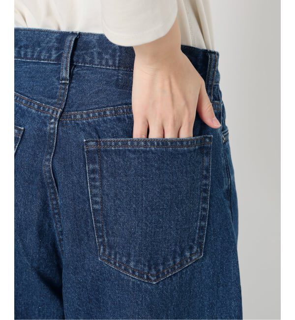 SLOBE IENA「LE DENIM カーブバギーデニムパンツ」|デニム|