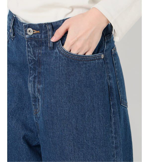 SLOBE IENA「LE DENIM カーブバギーデニムパンツ」|デニム|