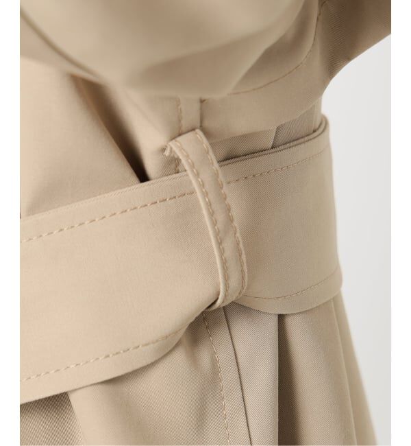 SLOBE IENA「《セットアップ対応可》撥水ミドルトレンチコート」|トレンチコート|