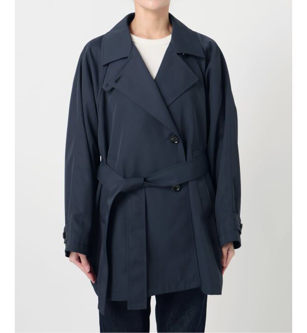 SLOBE IENA「《セットアップ対応可》撥水ミドルトレンチコート」|トレンチコート|