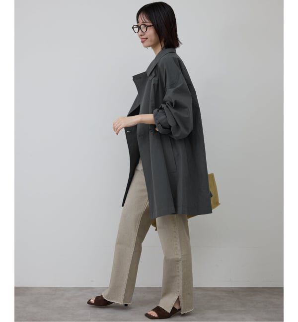 SLOBE IENA「《追加》コットンニュアンストレンチコート」|トレンチコート|