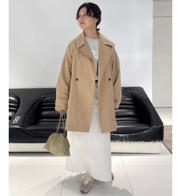 SLOBE IENA「《追加》コットンニュアンストレンチコート」|トレンチコート|