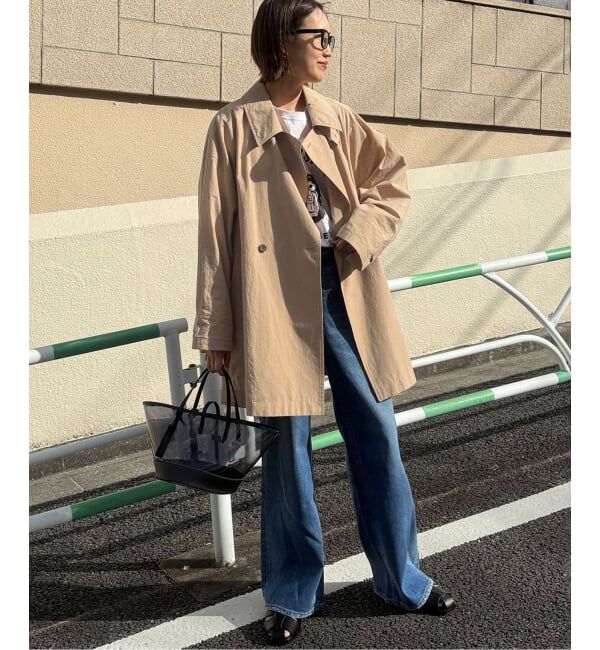 SLOBE IENA「《追加》コットンニュアンストレンチコート」|トレンチコート|