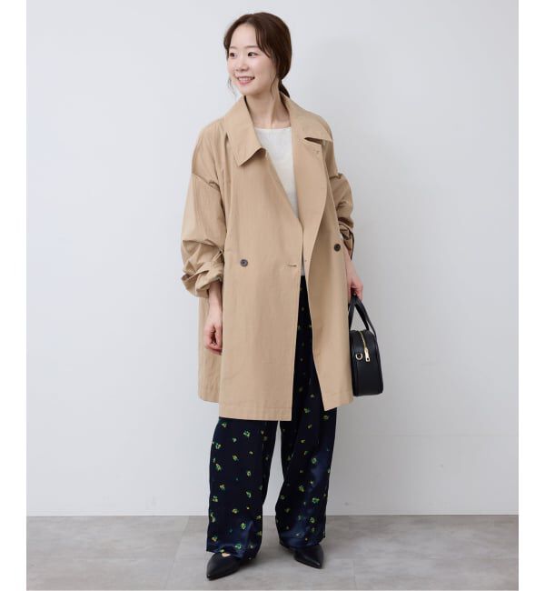 SLOBE IENA「《追加》コットンニュアンストレンチコート」|トレンチコート|