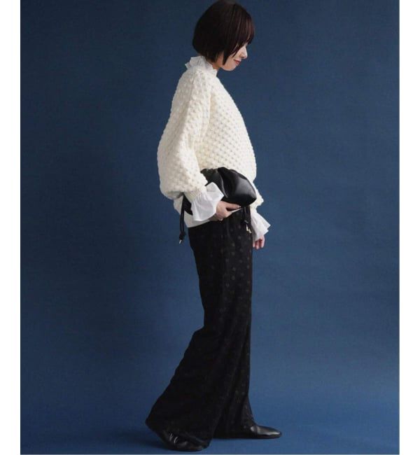 SLOBE IENA「《追加》タイプライターフリルブラウス」|シャツ・ブラウス|