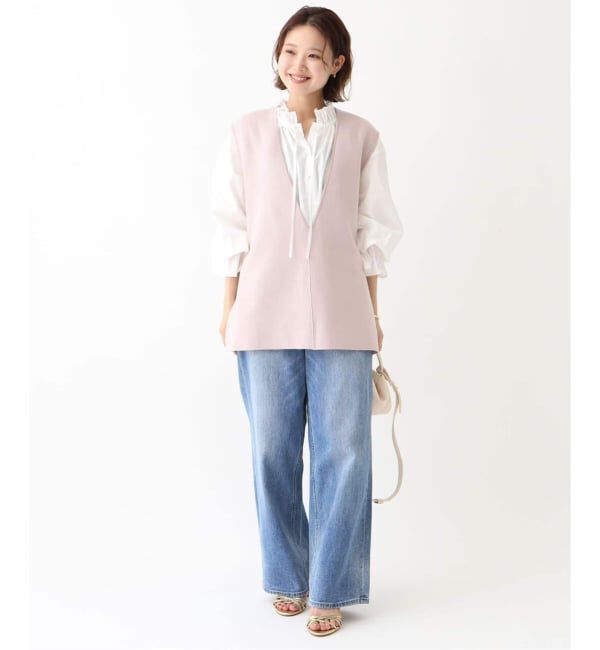 SLOBE IENA「《追加》タイプライターフリルブラウス」|シャツ・ブラウス|