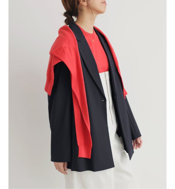 IENA「《セットアップ対応可》エアリーライトジャケット」|テーラードジャケット|