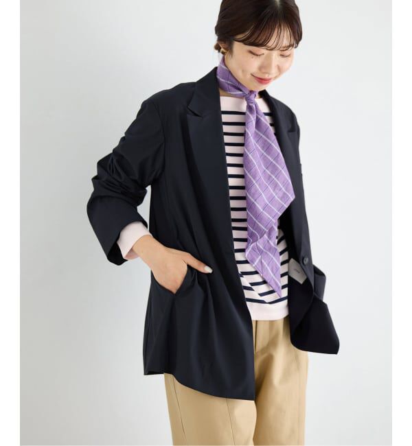 IENA「《セットアップ対応可》エアリーライトジャケット」|テーラードジャケット|