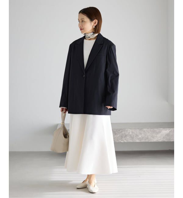 IENA「《セットアップ対応可》エアリーライトジャケット」|テーラードジャケット|