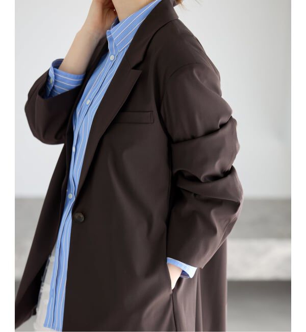 IENA「《セットアップ対応可》エアリーライトジャケット」|テーラードジャケット|