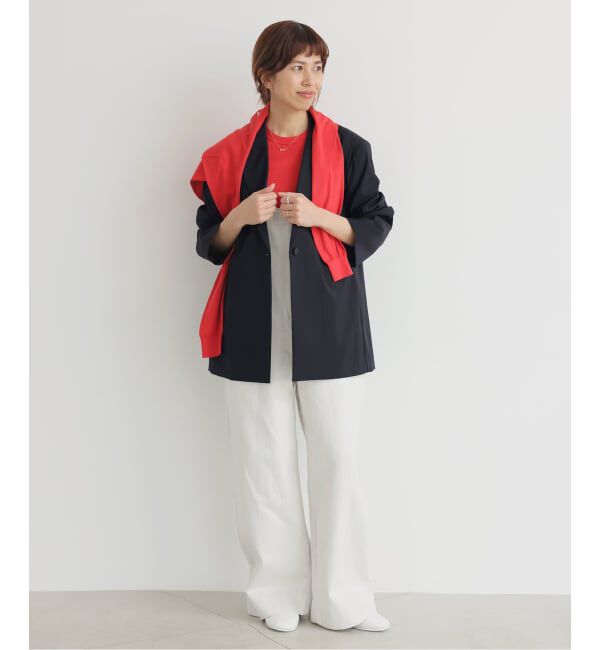 IENA「《セットアップ対応可》エアリーライトジャケット」|テーラードジャケット|