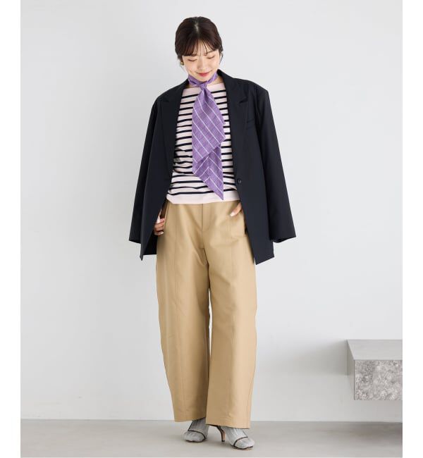 IENA「《セットアップ対応可》エアリーライトジャケット」|テーラードジャケット|