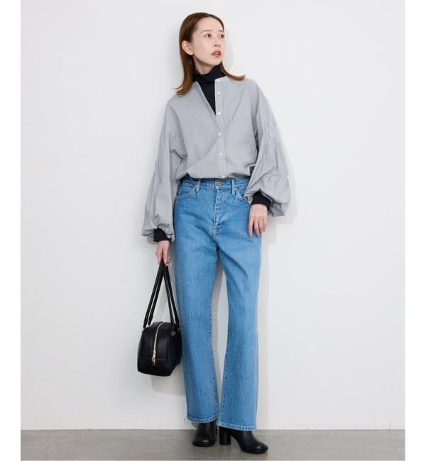 SLOBE IENA「《WEB限定/追加2》ピンタックバルーンスリーブブラウス」|シャツ・ブラウス|