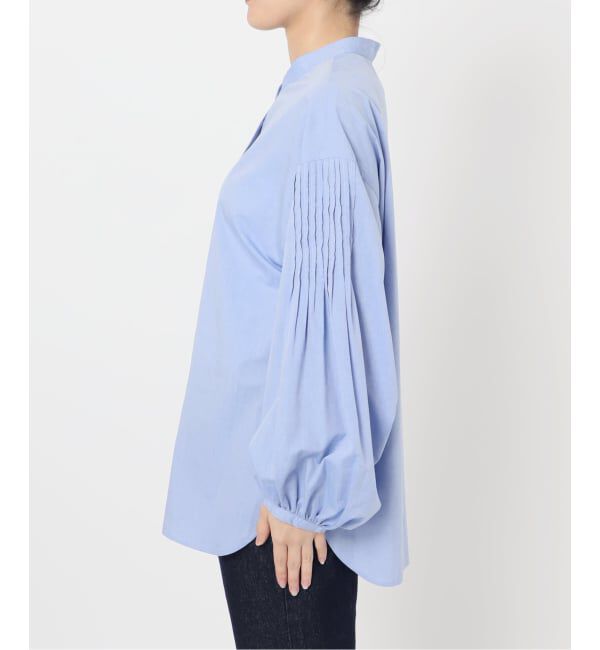 SLOBE IENA「《WEB限定/追加2》ピンタックバルーンスリーブブラウス」|シャツ・ブラウス|