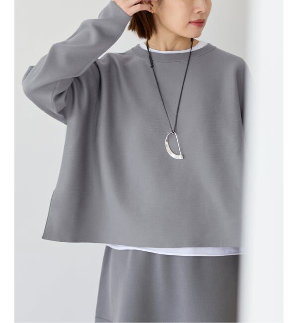 IENA「《新色/追加》ファインコットンスムースプルオーバー」|ニット・セーター|