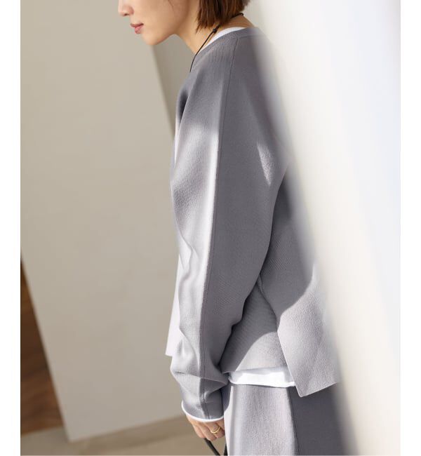 IENA「《新色/追加》ファインコットンスムースプルオーバー」|ニット・セーター|