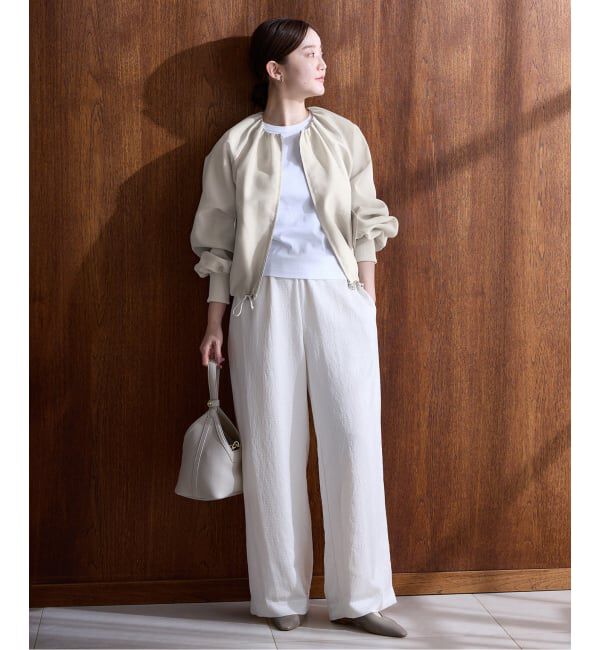 IENA「《新色あり/追加2》ウォッシャブル シアーノーカラーブルゾン」|その他|