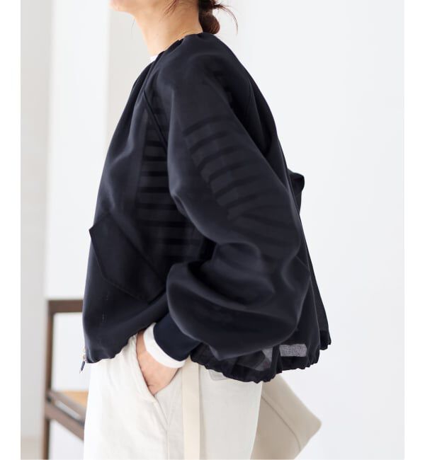 IENA「《新色あり/追加2》ウォッシャブル シアーノーカラーブルゾン」|その他|