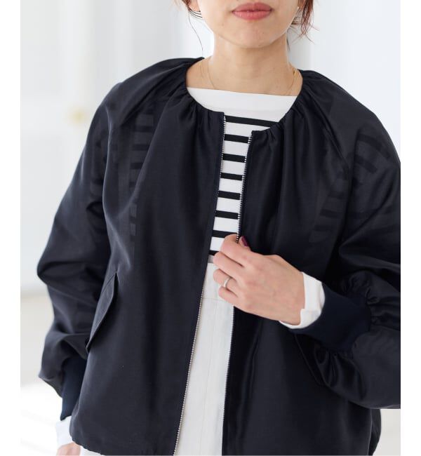 IENA「《新色あり/追加2》ウォッシャブル シアーノーカラーブルゾン」|その他|