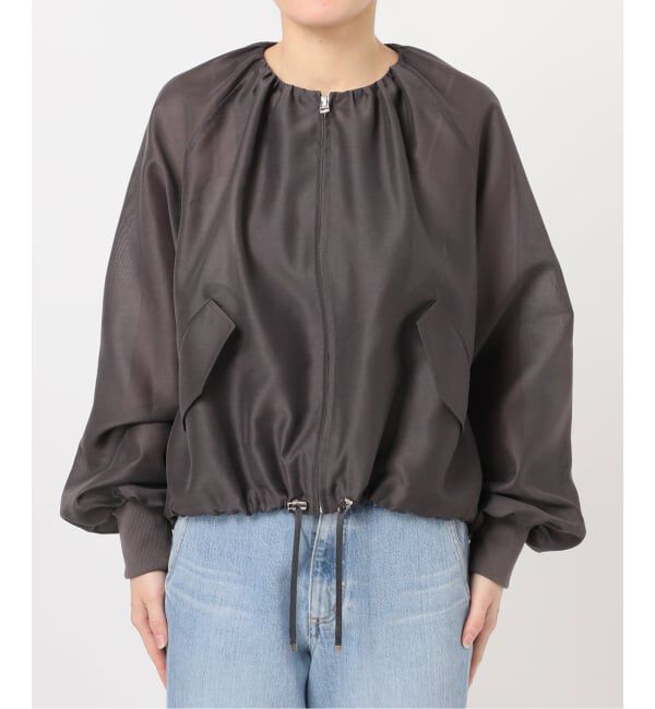 IENA「《新色あり/追加2》ウォッシャブル シアーノーカラーブルゾン」|その他|