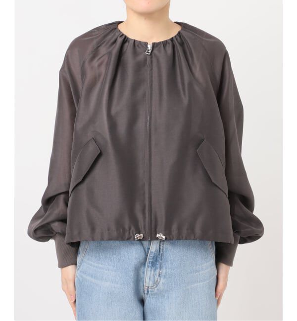 IENA「《新色あり/追加2》ウォッシャブル シアーノーカラーブルゾン」|その他|