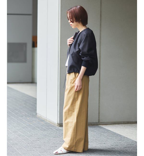 IENA「《新色あり/追加2》ウォッシャブル シアーノーカラーブルゾン」|その他|