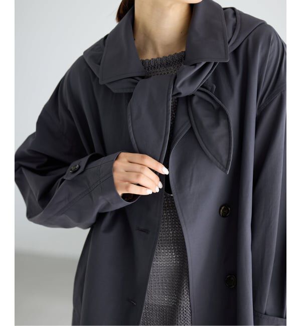 IENA「撥水ステンカラーコート」|ステンカラーコート|