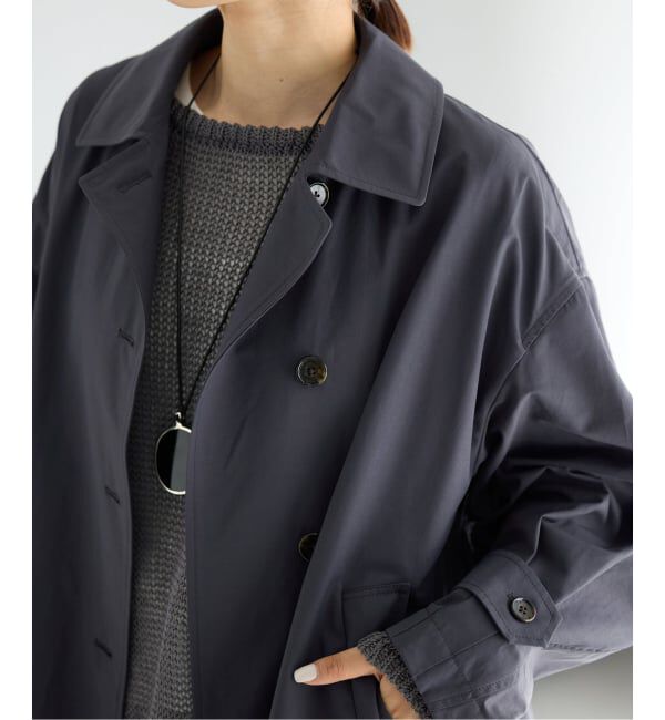 IENA「撥水ステンカラーコート」|ステンカラーコート|