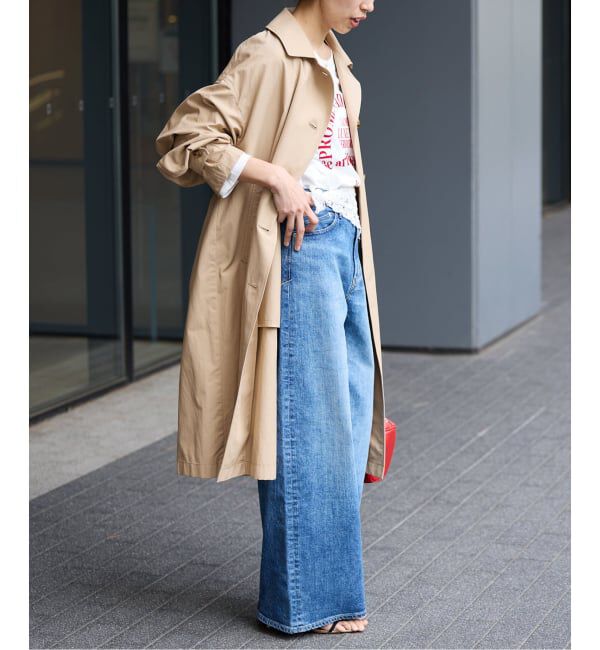 IENA「撥水ステンカラーコート」|ステンカラーコート|