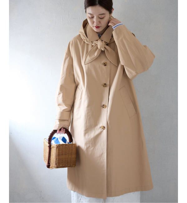 IENA「撥水ステンカラーコート」|ステンカラーコート|