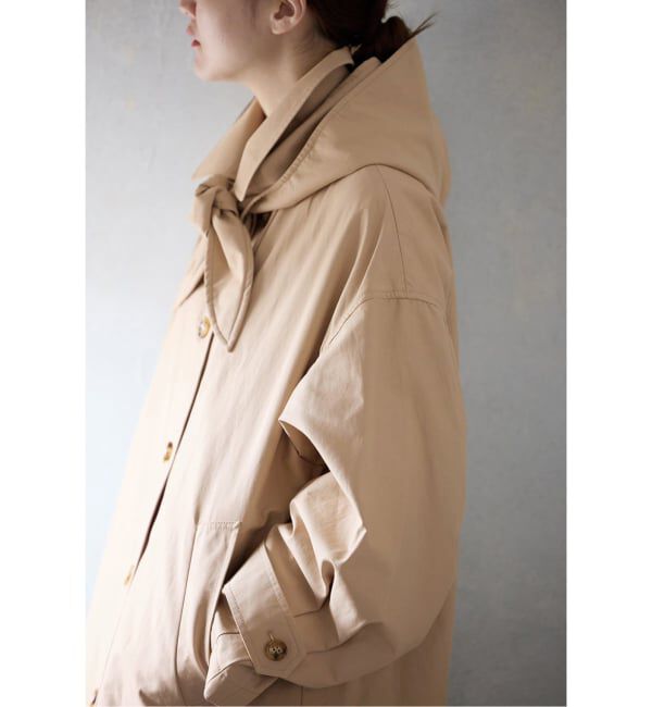 IENA「撥水ステンカラーコート」|ステンカラーコート|