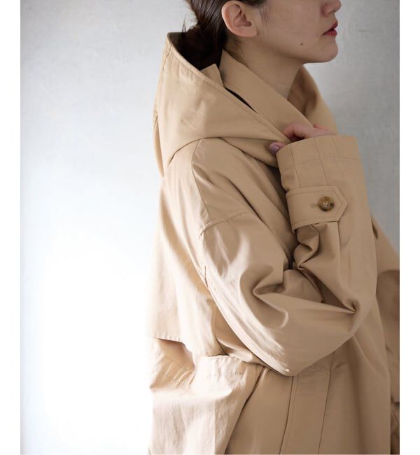 IENA「撥水ステンカラーコート」|ステンカラーコート|