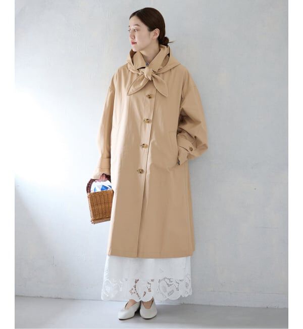 IENA「撥水ステンカラーコート」|ステンカラーコート|