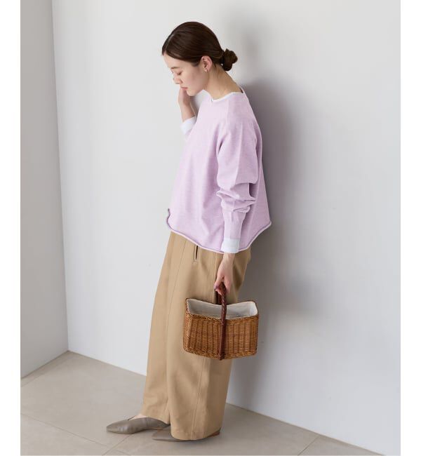 IENA「《新色あり/追加4》LEVITAコットンプルオーバー」|ニット・セーター|