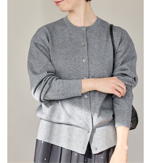 IENA「《新色あり/追加2》LEVITAロングスリーブカーディガン」|カーディガン|