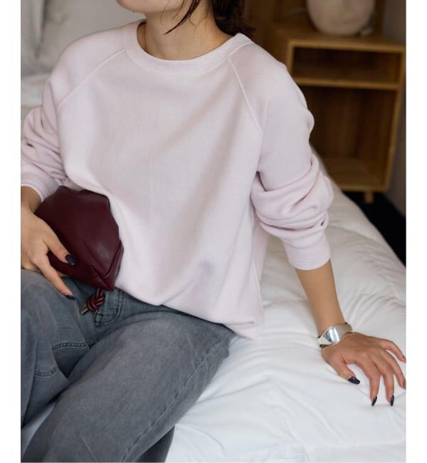 SLOBE IENA「《追加3》スムースオーバーニット」|ニット・セーター|ピンク A