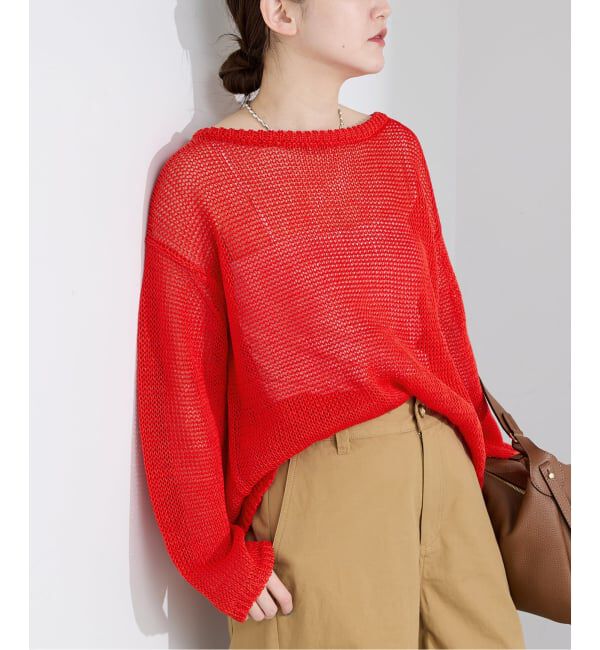 IENA「ギマコットンプルオーバー」|ニット・セーター|